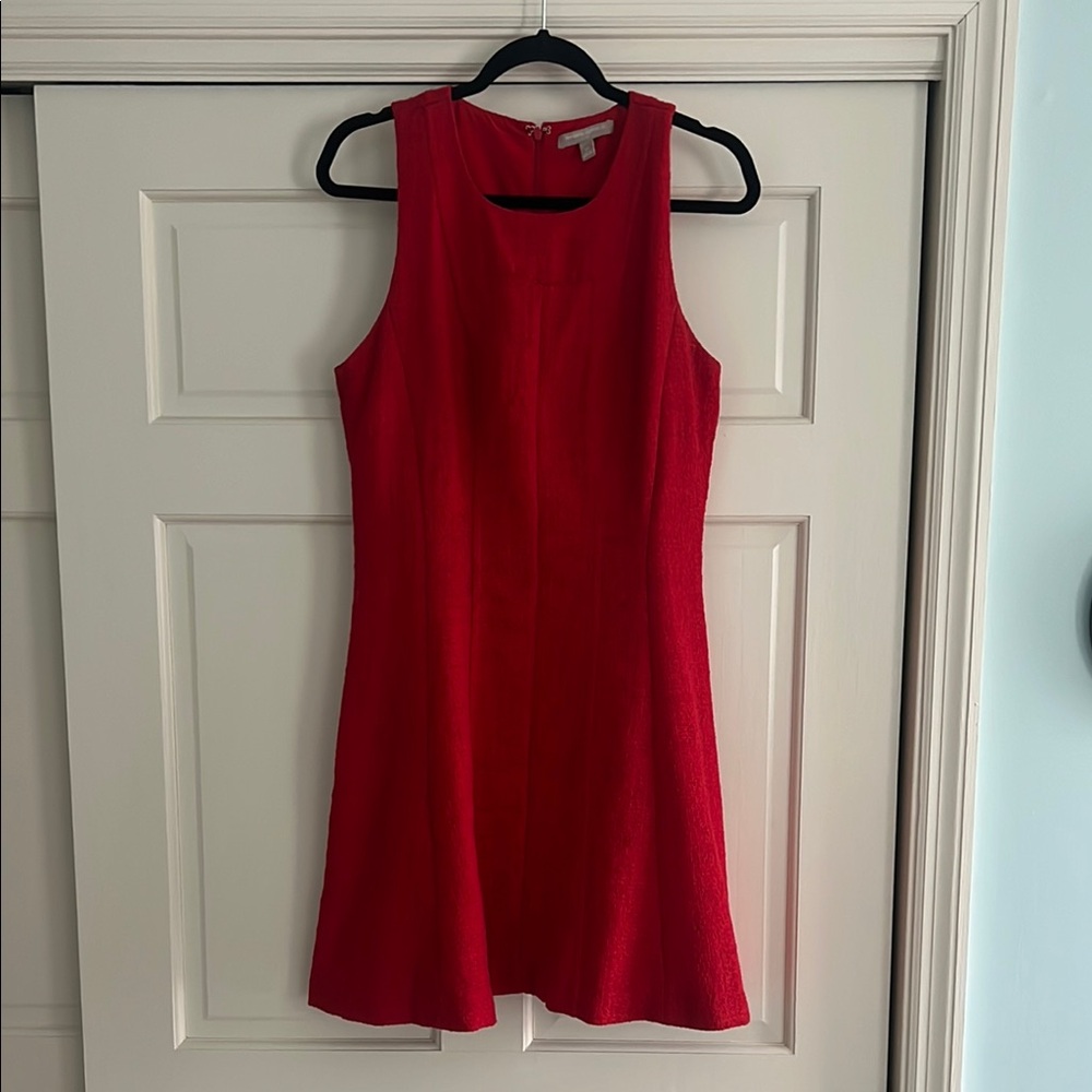 Elegant Red Sleeveless Dress